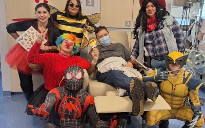 UNA VEZ MÁS ARCOÍRIS DEL MAR VISITA A PACIENTES DEL HNV