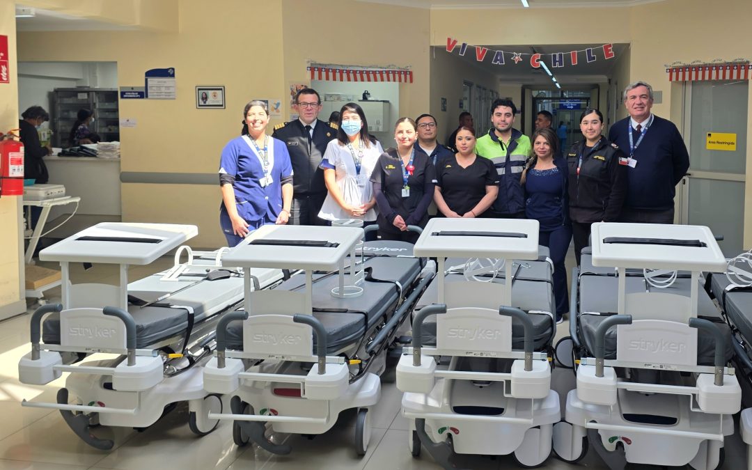 PROYECTO REMES-4 SIGUE AVANZANDO CON MEJORAS EN EL HOSPITAL NAVAL “ALMIRANTE NEF”; ESTA VEZ, CON LA ADQUISICIÓN DE CAMILLAS CLÍNICAS