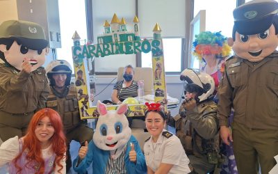 CARABINEROS DE CHILE Y GRUPO “ARCOÍRIS DEL MAR” VISITAN PACIENTES DEL HOSPITAL NAVAL “ALMIRANTE NEF”